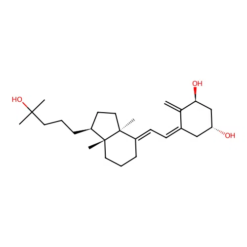 1,25-Dihydroxy-21-norvitamin D3 structure