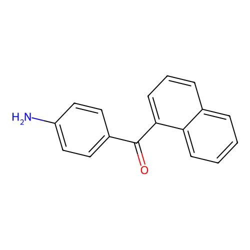 (4-Aminophenyl)naphthylketone structure