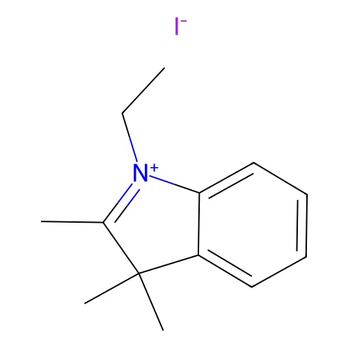 1-Ethyl-2,3,3-trimethyl-3H-indolium Iodide structure