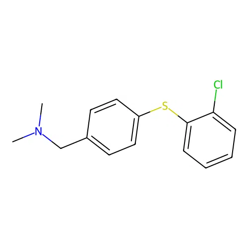 N-{4-[(2-chlorophenyl)sulfanyl]benzyl}-N,N-dimethylamine structure