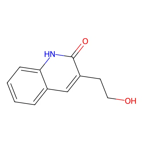 1,2-Dihydro-3-(2-hydroxyethyl)-2-oxoquinoline structure