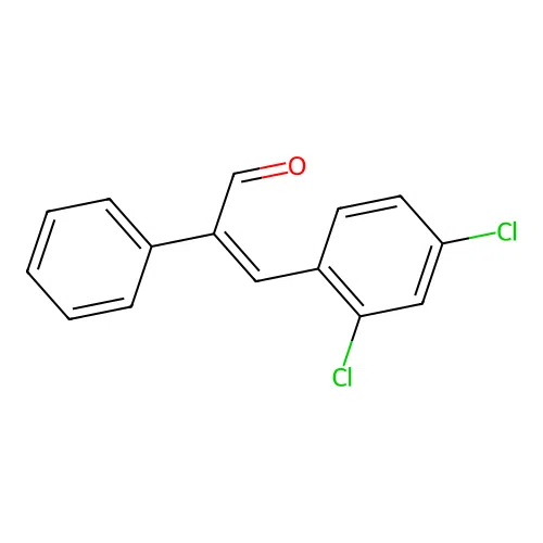 3-(2,4-Dichlorophenyl)-2-phenylprop-2-enal structure