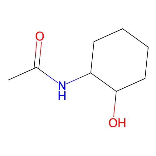 Acetamide, N-(2-hydroxycyclohexyl)- structure