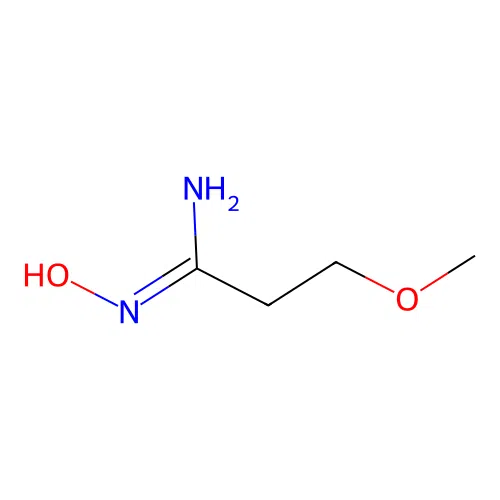 (1Z)-N'-hydroxy-3-methoxypropanimidamide structure