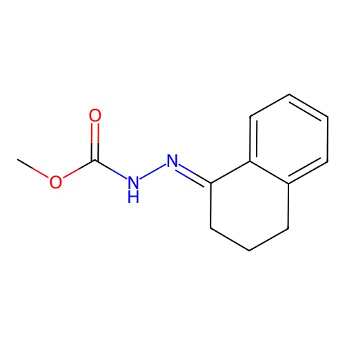 methyl (2E)-2-(3,4-dihydronaphthalen-1(2H)-ylidene)hydrazinecarboxylate structure