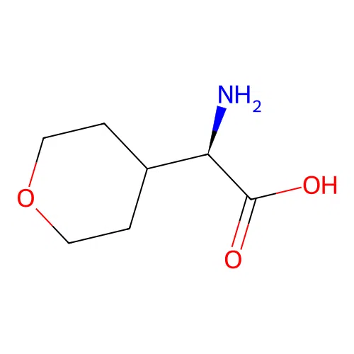 D-4'-Tetrahydropyranylglycine structure