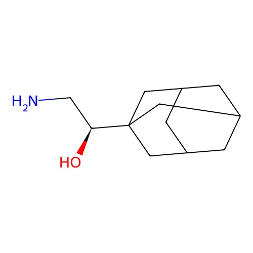 (1R)-1-(adamantan-1-yl)-2-aminoethan-1-ol structure