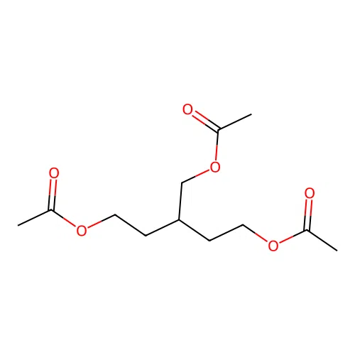 [5-Acetyloxy-3-(acetyloxymethyl)pentyl] acetate structure