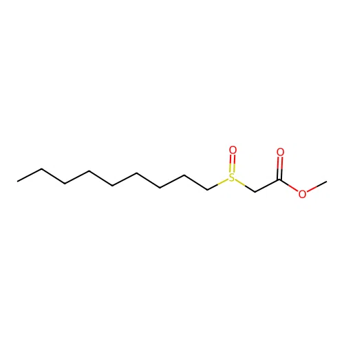 Methyl 2-nonylsulfinylacetate structure
