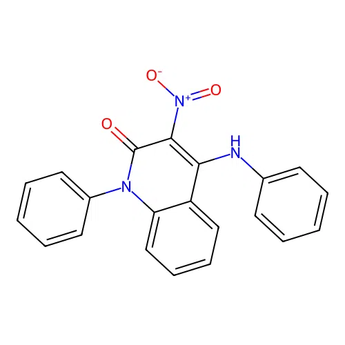3-Nitro-1-phenyl-4-phenylamino-1H-quinolin-2-one structure
