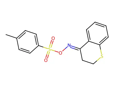 (2,3-Dihydrothiochromen-4-ylideneamino) 4-methylbenzenesulfonate structure
