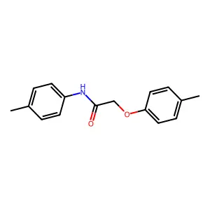 2-(4-methylphenoxy)-N-(4-methylphenyl)acetamide structure