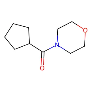 Cyclopentanecarboxylic acid, morpholide structure