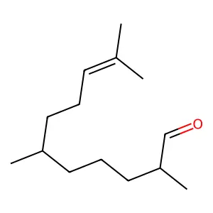 2,6,10-Trimethyl-9-undecenal structure