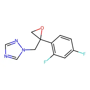1-[[(2S)-2-(2,4-difluorophenyl)oxiran-2-yl]methyl]-1,2,4-triazole structure
