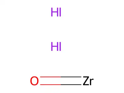 Diiodooxozirconium structure
