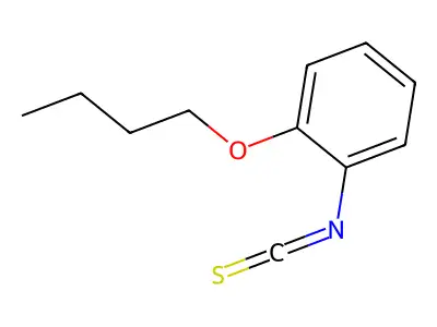 Benzene,1-butoxy-2-isothiocyanato- structure