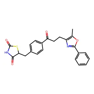 Darglitazone structure