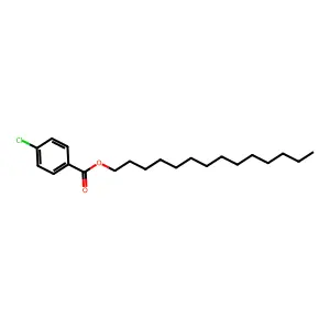Tetradecyl 4-chlorobenzoate structure