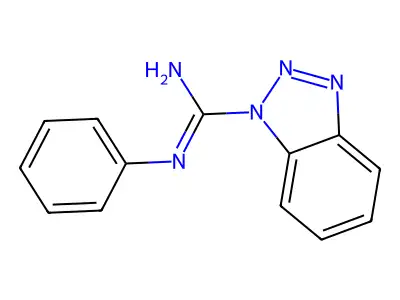 N-Phenyl-1H-benzo[d][1,2,3]triazole-1-carboximidamide structure