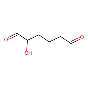 2-Hydroxyadipaldehyde structure