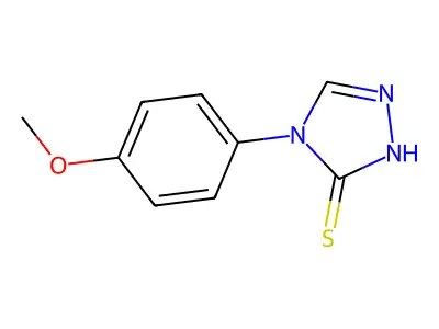 4-(4-Methoxy-phenyl)-4H-[1,2,4]triazole-3-thiol structure