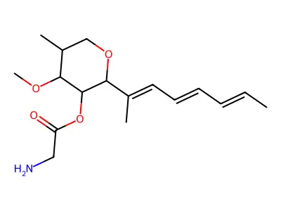 (4-Methoxy-5-methyl-2-octa-2,4,6-trien-2-yloxan-3-yl) 2-aminoacetate structure