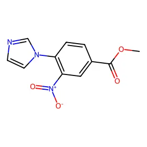 methyl 4-(1H-imidazol-1-yl)-3-nitrobenzoate structure