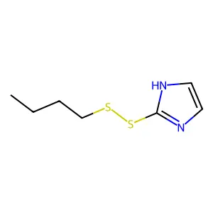 n-Butyl 2-imidazolyl disulfide structure