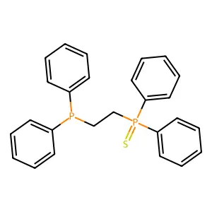 Phosphine sulfide, [2-(diphenylphosphino)ethyl]diphenyl- structure