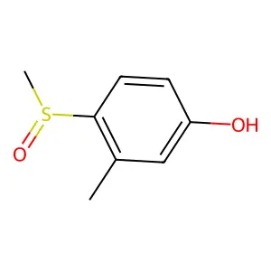 3-Methyl-4-(methylsulfinyl)phenol structure