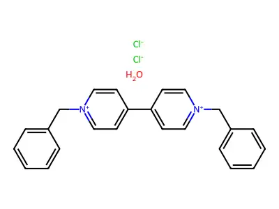 1,1'-Dibenzyl-4,4'-bipyridiniuM Dichloride Hydrate structure