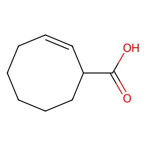 (E)-Cyclooct-2-enecarboxylic acid structure