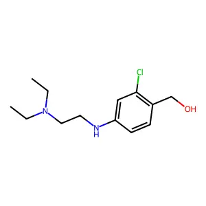 (2-Chloro-4-{[2-(diethylamino)ethyl]amino}phenyl)methanol structure