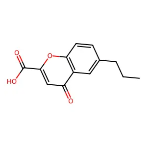 6-Propylchromone-2-carboxylic acid structure