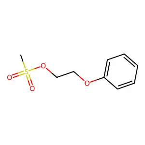 2-Phenoxyethyl methanesulfonate structure