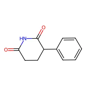 3-Phenyl-2,6-piperidinedione structure