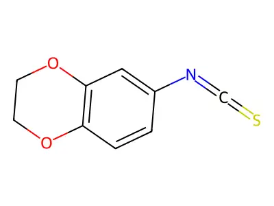 2,3-Dihydro-1,4-benzodioxin-6-yl isothiocyanate structure