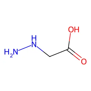 Hydrazinoacetic acid structure