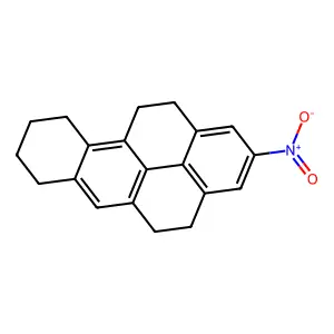 2-Nitro-4,5,7,8,9,10,11,12-octahydrobenzo(a)pyrene structure