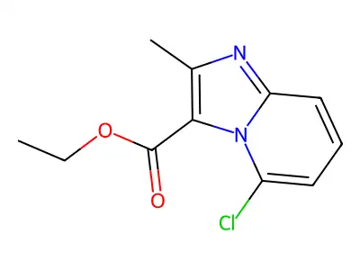 Ethyl 5-chloro-2-methylimidazo[1,2-a]pyridine-3-carboxylate structure