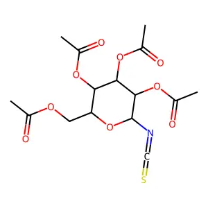 2,3,4,6-Tetra-O-acetylglucopyranosylisothiocyanate structure
