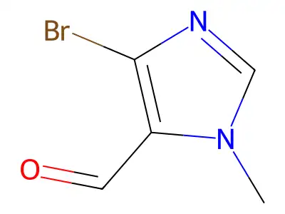 4-bromo-1-methyl-1H-imidazole-5-carbaldehyde structure