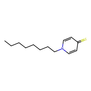 n-Octylpyridine-4-thione structure