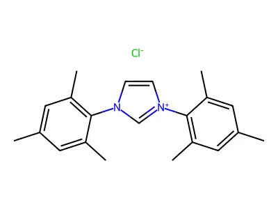 1,3-Bis(2,4,6-trimethylphenyl)imidazolium chloride structure