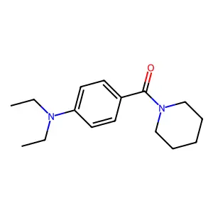 [4-(Diethylamino)phenyl]-piperidin-1-ylmethanone structure