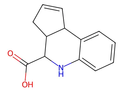 3a,4,5,9b-Tetrahydro-3H-cyclopenta[c]quinoline-4-carboxylic acid structure