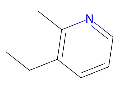 3-Ethyl-2-methylpyridine structure