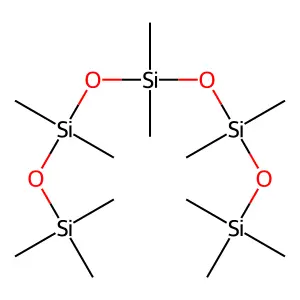 Dodecamethylpentasiloxane structure