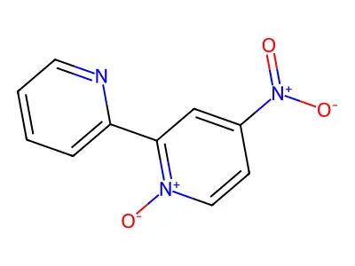 4-Nitro-2,2'-bipyridine-N-oxide structure